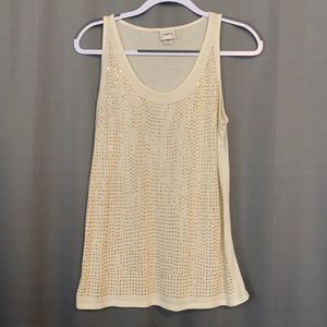 Tank Top with gold stud details